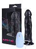 Чёрный вибратор-реалистик на присоске Сумерки богов №27 354-27 BX DD (19,5 см)