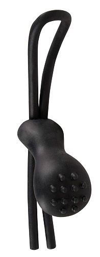 Чёрное эрекционное лассо с клиторальным стимулятором Orion Clit Loop 2 in 1 0511072