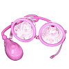 Двойная вакуумная автоматическая помпа розового цвета для груди Baile BREAST ENLARGEMENT PUMP BI-014091-3