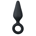 Чёрная малая анальная пробка EDC Wholesale Pointy Plug ET214BLK (8,5 см)