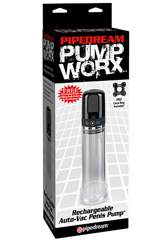 Автоматическая перезаряжаемая мужская помпа Pipedream PD3299-23