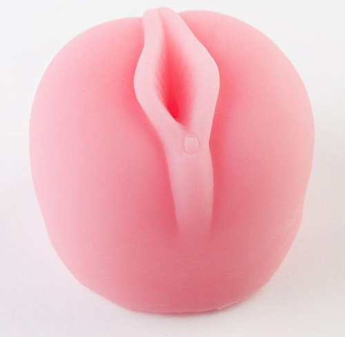 Розовая насадка на помпу в виде вагины 958002