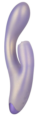 Сиреневый вибратор-кролик California Exotic Novelties GKiss SE-4415-05-3 (19 см)