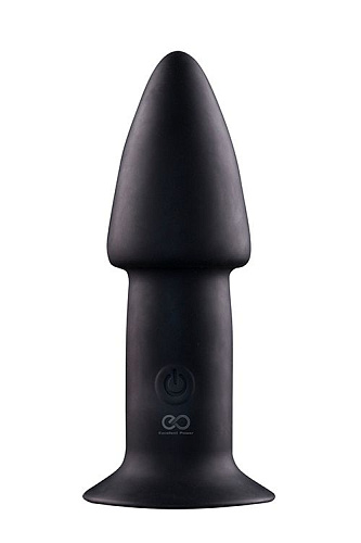 Чёрный анальный вибратор NMC 5INCH RECHARGEABLE BUTTPLUG 111788 (12,7 см)