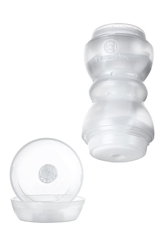 Мастурбатор белого цвета с 6 уровнями тугости тоннеля Men sMax Smart Gear+Wetch  MM-01