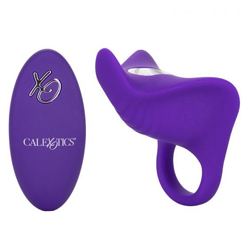 Фиолетовое перезаряжаемое эрекционное кольцо California Exotic Novelties Silicone Remote Orgasm Ring SE-0077-75-3