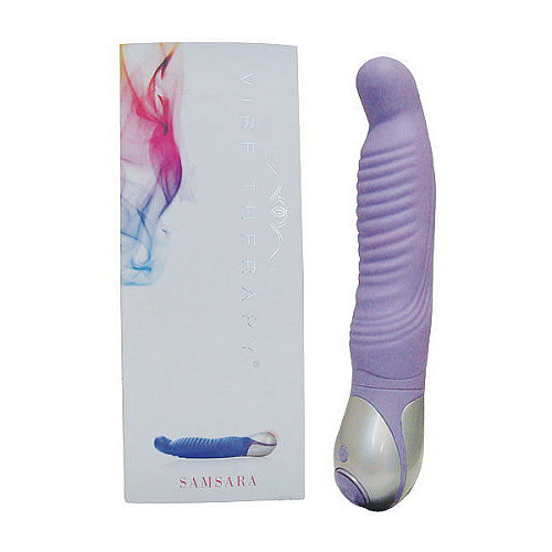 Сиреневый вибромассажёр из серии Vibe Therapy SAMSARA V01A1S012-B4 (17 см)