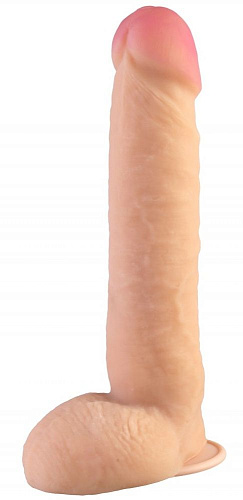 Телесный реалистичный фаллоимитатор Сумерки богов Flex Fix Sistem №80 3205-80 BX DD (24,5 см)