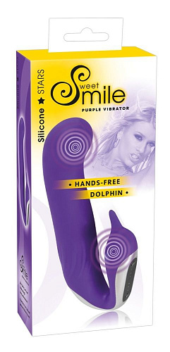Фиолетовый вибратор Orion Sweet Smile Purple Vibrator Hands-Free 0583570 (18 см)