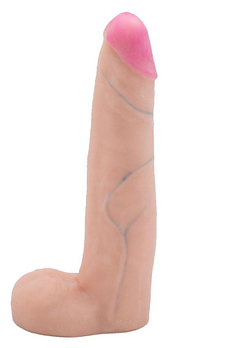 Телесный фаллоимитатор на поясе LOVETOY (А-Полимер) Harness 033003 (22,5 см)