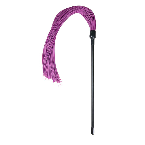 Плеть с фиолетовыми силиконовыми хвостами EDC Wholesale Purple Silicone Tickler ET243PUR (45 см)