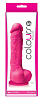 Розовый фаллоимитатор NS Novelties Colours Pleasures 5 Dildo NSN-0405-14 (17,8 см)