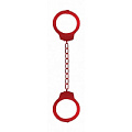 Металлические красные оковы Shots Media BV Pleasure Legcuffs OU006RED