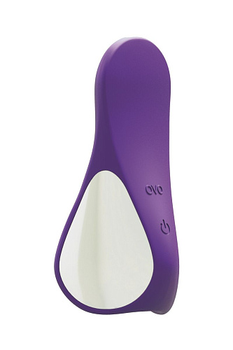 Перезаряжаемый клиторальный стимулятор ежевичного цвета OVO S3 VIOLET