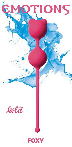 Розовые вагинальные шарики Lola toys Emotions Foxy 4001-02Lola
