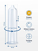 Прозрачные презервативы R S GmbH MY.SIZE №3 (3 шт, размер 53)