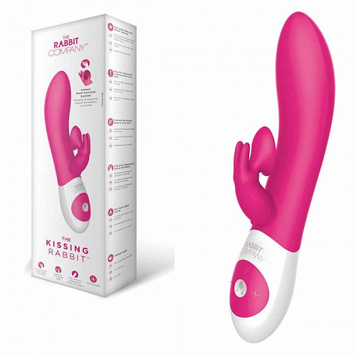 Розовый вибратор The Rabbit Company The Kissing Rabbit TRC-015HP