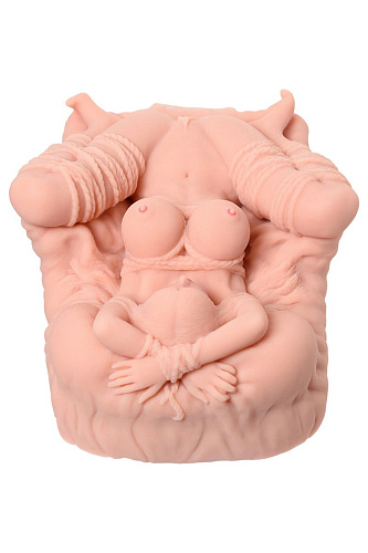 Мини-кукла телесного цвета с вагиной без вибрации KOKOS ERICA  M10-003-7