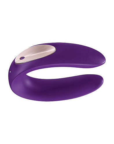 Фиолетовый вибратор для пар с пультом ДУ Satisfyer Partner Plus Remote J5481-P