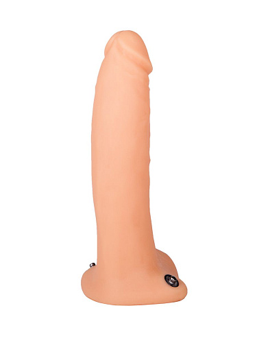 Фаллопротез телесного цвета на чёрной резинке Сумерки богов №3 1005-03 BX DD