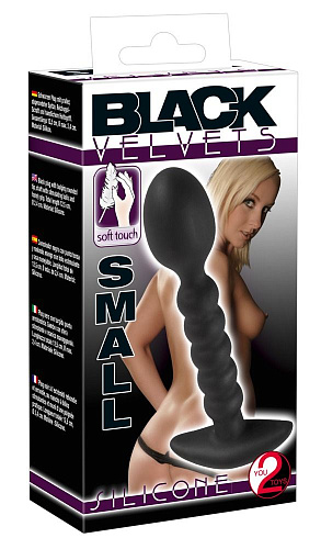 Маленький чёрный анальный фаллоимитатор Orion 0513148 (12,5 см)