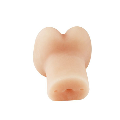 Мастурбатор вагина + анус с выносным пультом в телесном цвете Baile BM-009102-1002