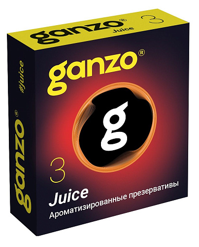 Ароматизированные презервативы Ganzo Juice №3 (3 шт)