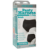 Чёрные трусики-брифы с плагом Vac-U-Lock Doc Johnson Panty Harness with Plug Briefs 1091-03-BX (размер S/M)