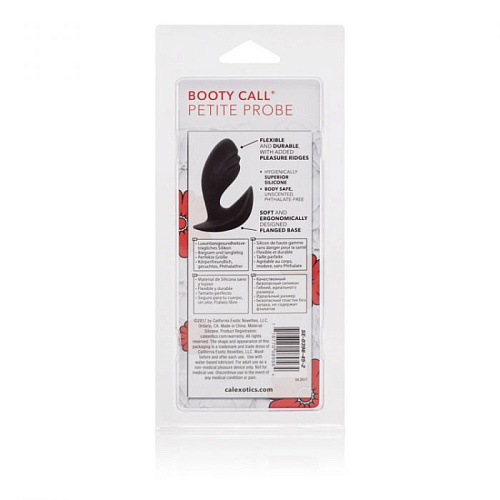 Чёрная анальная пробка California Exotic Novelties Booty Call Petite Probe SE-0396-45-2 (7 см)