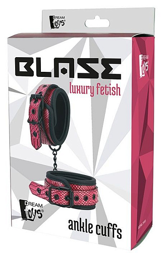 Розово-чёрные поножи на сцепке Dream Toys ANKLE CUFFS 21648