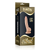 Телесный фаллоимитатор на присоске Lovetoy Flesh 350047 (17,8 см)