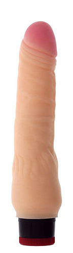 Вибратор реалистичной формы телесного цвета Dream Toys REALSTUFF 8INCH VIBRATOR 20628 (19 см)