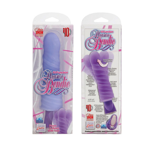 Спиральный фиолетовый вибратор California Exotic Novelties SE-0868-30-2 (17 см)