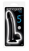 Чёрный гладкий фаллоимитатор на присоске NS Novelties 5 Smooth Dong NSN-1155-13 (14 см)