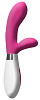 Розовый перезаряжаемый вибратор-кролик Shots Media BV Achilles LUNA021PNK (21 см)