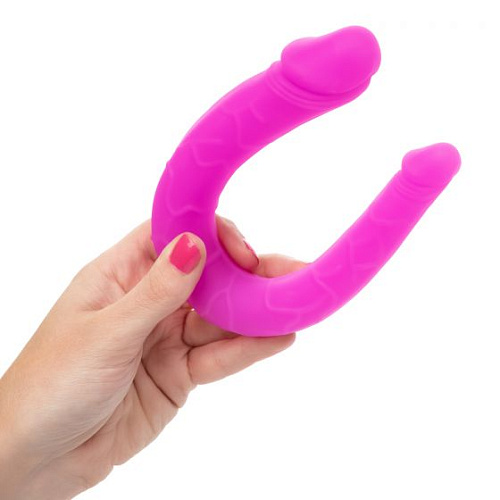 Розовый двусторонний фаллоимитатор California Exotic Novelties Silicone Double Dong AC/DC SE-0311-70-2 (30,5 см)