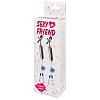 Серебристые зажимы на соски с вибрацией Bior toys Sexy Friend SF-70139