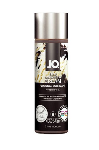 Смазка на водной основе с ароматом печенья с кремом System JO H2O Cookies Cream JO10620 (60 мл)
