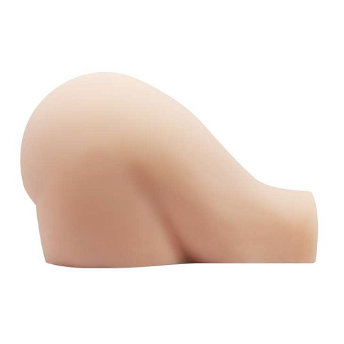 Телесные вагина и анус с вибрацией в позиции догги-стайл Baile BM-009190Z-1