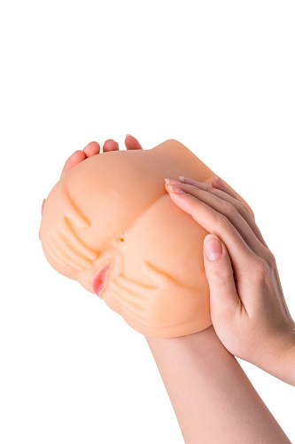 Телесные вагина и анус с вибрацией ToyFa Juicy Pussy 893011