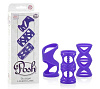 Набор фиолетовых насадок California Exotic Novelties Posh Silicone Lover’s Cages SE-1369-45-3