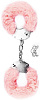 Наручники в нежно-розовой меховой опушке Lovetoy LV1501 pink