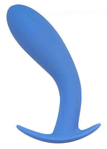 Нежно-голубая анальная пробка Lola toys Strong Force Anal Plug 4215-03Lola (14 см)