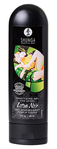 Интимный гель для пар, усиливающий наслаждение, Lotus Noir - 60 мл. Shunga 5600