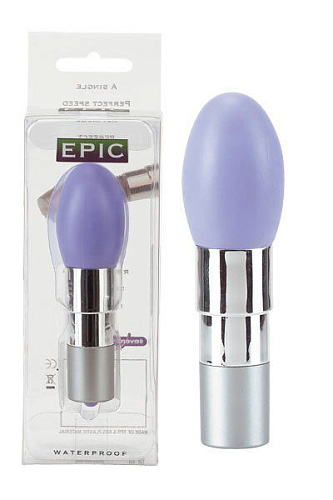Сиреневый минивибратор Seven Creations Epic 50636