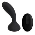 Чёрный массажёр простаты с вибрацией и пультом ДУ Svakom Julie SPM-04W-BLK