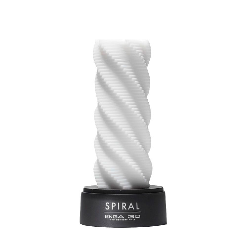Белый 3D мастурбатор Tenga SPIRAL TNH-001