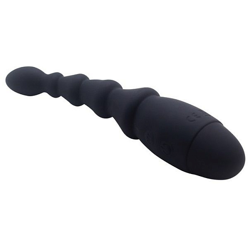 Чёрный анальный вибростимулятор Howells Evil Teaser 174202black (19 см)