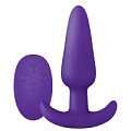 Фиолетовая анальная вибропробка с пультом ДУ NS Novelties Luxe Zenith Wireless Plug NSN-0208-75 (9,9 см)