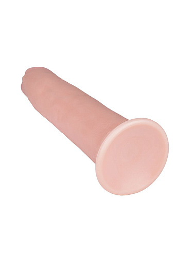 Телесный фаллоимитатор на присоске с бугорком для клиторальной стимуляции LOVETOY (А-Полимер) ART-Style №25 012107 (19,5 см)
